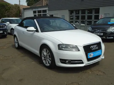 Used Audi A3 Cabriolet Sport 105 HP (77 kW) 2012 White Cabriolet