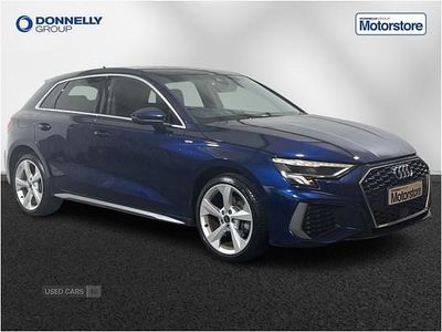 Blue Used 2023 Audi A3 e-tron S-Line Hatchback | £22,995 (Fair price)