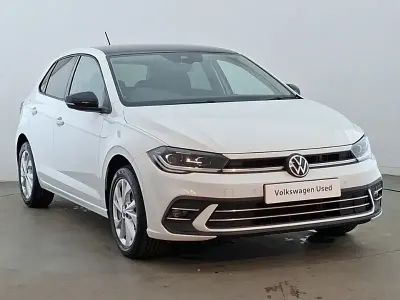 Used VW Polo Style 95 HP (69 kW) 2023 White Hatchback