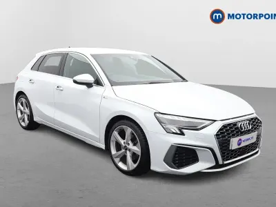 Used Audi A3 S-Line 110 HP (80 kW) 2023 White Sedan