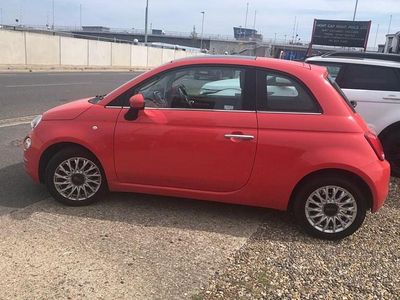 Used Fiat 500 Lounge 69 HP (50 kW) 2017 Pink Hatchback