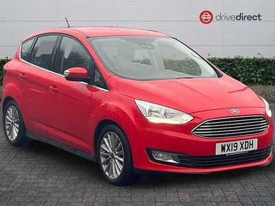 Red Used 2019 Ford C-MAX Titanium MPV | £9,798 (Fair price)