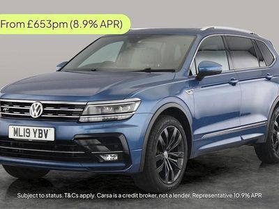 Blue Used 2018 VW Tiguan Allspace R-line SUV | £22,612 (Fair price)
