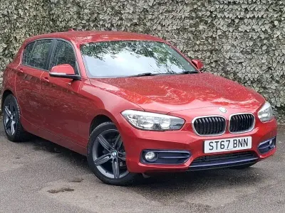 Begagnad BMW 116 Sport Line 116 HK (85 kW) 2017 Orange Halvkombi