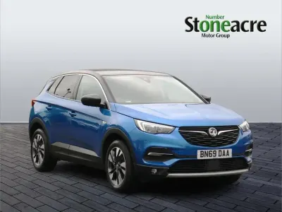 Used Vauxhall Grandland X SRi 130 HP (95 kW) 2019 Blue SUV