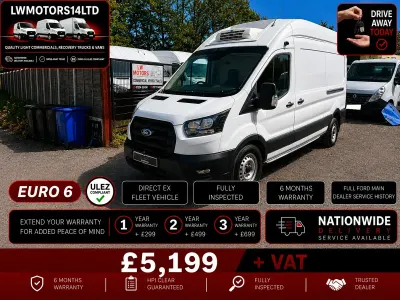 Used Ford Transit 130 HP (95 kW) 2022 White Van