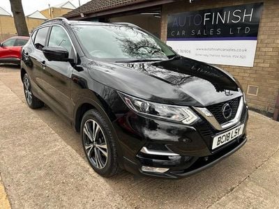 Used Nissan Qashqai N-Connecta 115 HP (84 kW) 2018 Black SUV