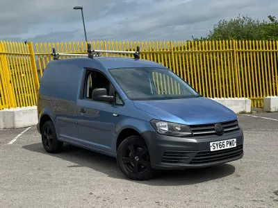 Used VW Caddy Startline 102 HP (75 kW) 2016 Blue MPV