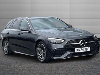 Begagnad Mercedes C200 AMG line 204 HK (150 kW) 2024 Grå Kombi