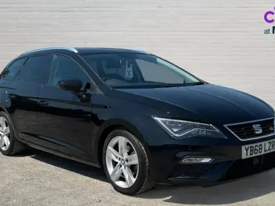 Used Seat Leon FR 130 HP (95 kW) 2018 Midnight black