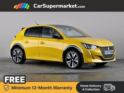 Used Peugeot e-208 GTi 100 kW (136 HP) 2021 Yellow Hatchback