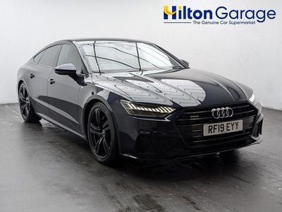 Used Audi A7 Sportback S-Line 231 HP (169 kW) 2019 Blue Hatchback