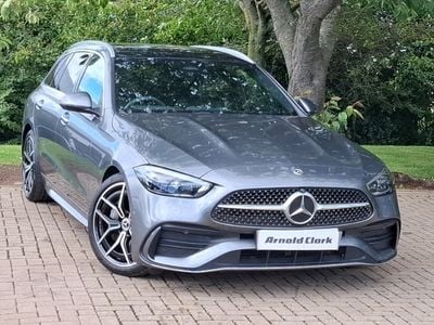 Selenite grey metallic Used 2023 Mercedes C200 AMG Line Premium Plus Estate | £32,498 (Expensive)