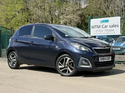 Używany Peugeot 108 Allure 82 KM (60 kW) 2014 Niebieski Hatchback