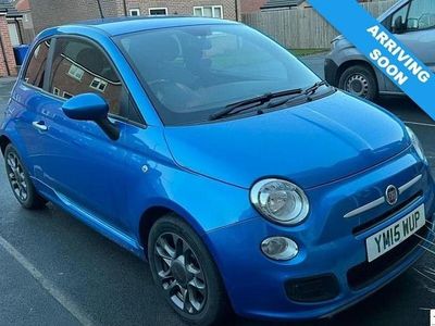 Blue Used 2015 Fiat 500 S Hatchback | £6,995 (Expensive)