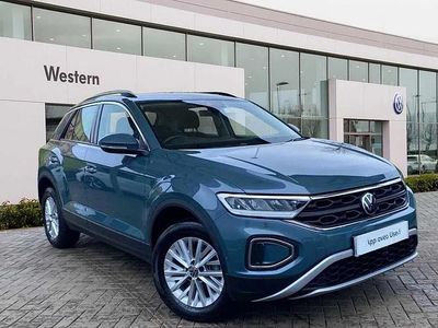 Blue Used 2024 VW T-Roc Life SUV | £23,499 (Fair price)