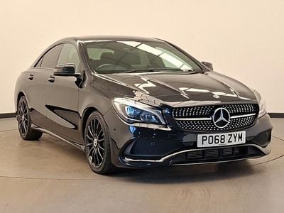 Used Mercedes CLA220 AMG line 170 HP (125 kW) 2018 Black Sedan