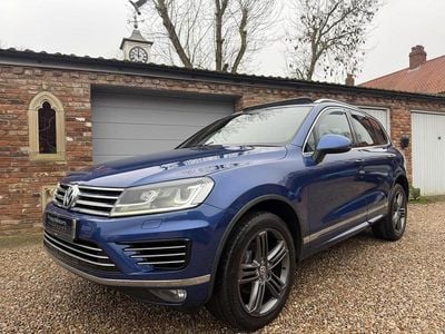 Used VW Touareg R-line 262 HP (192 kW) 2015 Blue SUV