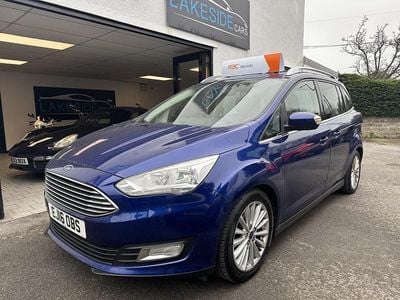 Used Ford Grand C-Max Titanium 125 HP (91 kW) 2016 Blue MPV
