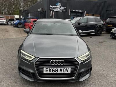 Used Audi A3 S-Line 150 HP (110 kW) 2018 Grey Sedan