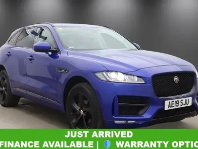 Second-hand Jaguar F-Pace R-Sport 180 CP (132 kW) 2019 Albastru SUV