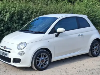 Used Fiat 500 S 69 HP (50 kW) 2014 White Hatchback