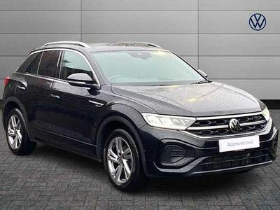 Black Used 2022 VW T-Roc R-line SUV | £23,294 (Fair price)