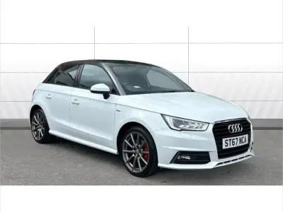 Used Audi A1 S-Line 125 HP (91 kW) 2017 White Hatchback