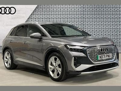 Used Audi Q4 e-tron S-Line 150 kW (204 HP) 2021 Grey SUV