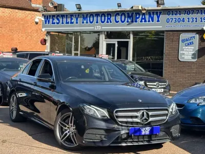 Used Mercedes E220 AMG line 194 HP (142 kW) 2017 Black Sedan