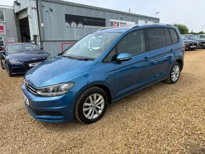 Used VW Touran Family 115 HP (84 kW) 2018 Blue MPV