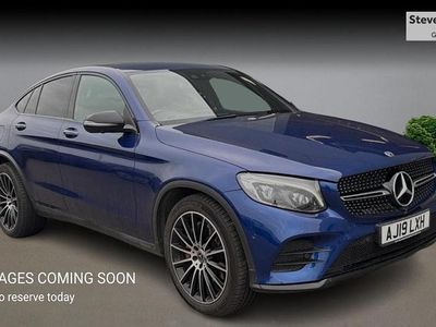 Used Mercedes GLC250 AMG Line Premium Plus 2019 Blue Coupe