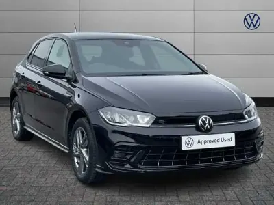 Used VW Polo R-line 95 HP (69 kW) 2024 Black Hatchback