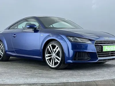Used Audi TT S-Line 184 HP (135 kW) 2015 Blue Coupe