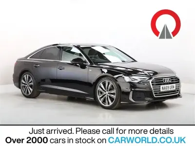 Begagnad Audi A6 S-Line 204 HK (150 kW) 2019 Svart Sedan