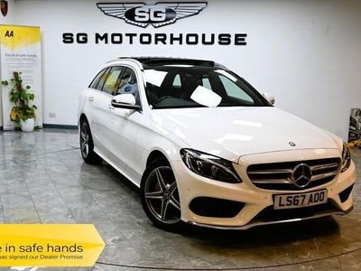 White Used 2017 Mercedes C220 AMG line Estate | £16,895 (A bit pricey)