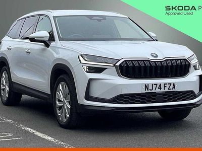 Used Skoda Kodiaq SE L 110 HP (80 kW) 2024 Moon white metallic SUV