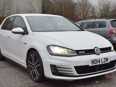 Used VW Golf VII GTD 2014 White Hatchback