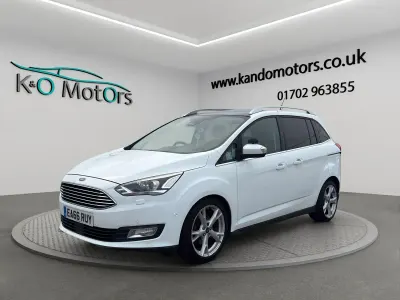 Used Ford Grand C-Max Titanium X 120 HP (88 kW) 2016 White MPV