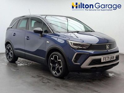Used Vauxhall Crossland Elite 83 HP (61 kW) 2021 Blue SUV