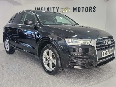 Używany Audi Q3 Sport 150 KM (110 kW) 2017 Czarny SUV