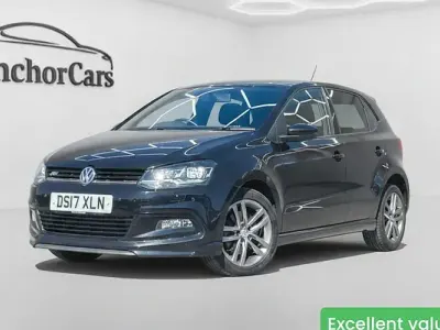 Used VW Polo R-line 110 HP (80 kW) 2017 Black Hatchback