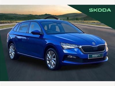 Used Skoda Scala SE L 110 HP (80 kW) 2023 Blue Hatchback