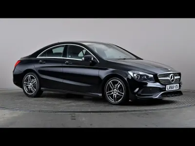 Used Mercedes CLA180 AMG line 2018 Black Coupe