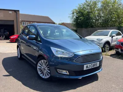 Used Ford C-MAX Titanium 125 HP (91 kW) 2019 Blue MPV