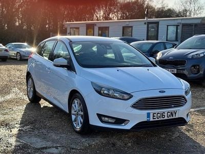 White Used 2016 Ford Focus Titanium Hatchback | £6,450 (Fair price)