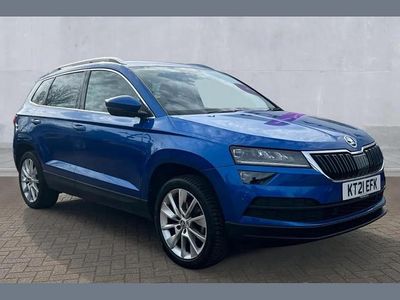 Used Skoda Karoq SE L 150 HP (110 kW) 2021 Blue SUV