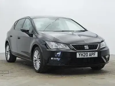 Used Seat Leon SE Dynamic 130 HP (95 kW) 2020 Black Hatchback