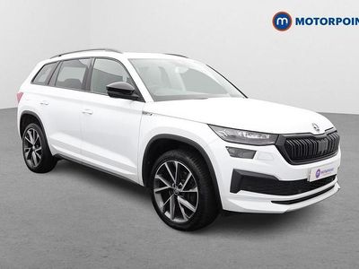 White Used 2022 Skoda Kodiaq SportLine SUV | £27,099 (Fair price)