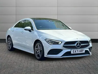 Used Mercedes CLA200 AMG Line Premium Plus 161 HP (118 kW) 2021 White Coupe